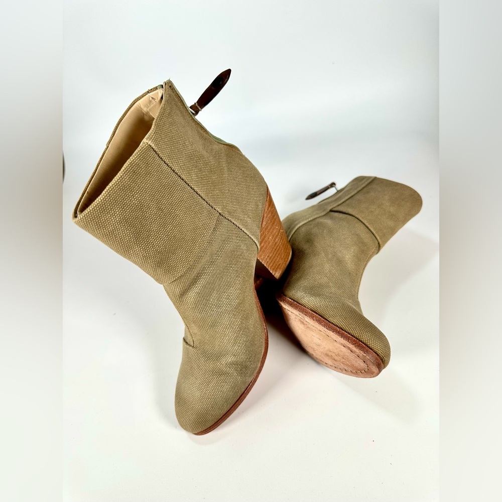 Rag & Bone Newbury Olive Ankle Boots Size: 37.5 US 7.5 - Picture 11 of 13